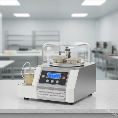 Macchina di rivestimento a rotazione compatta e multifunzionale per imballaggi alimentari