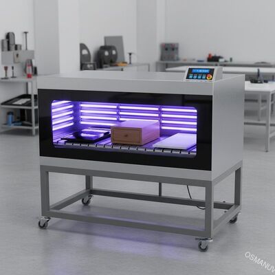Forno UV ad alta potenza per l'asciugatura rapida di rivestimenti a base di olio su pannelli metallici, mobili e PVC