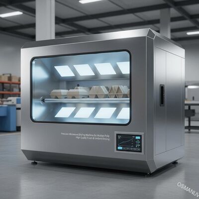 Macchina di asciugatura a microonde di precisione per la pasta stampata. Finitura di alta qualità e asciugatura uniforme.