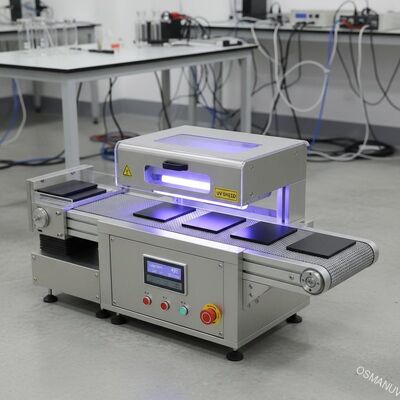 Macchina di polimerizzazione UV compatta per pannelli piatti | Ricerca e sviluppo e produzione di piccoli lotti Composizione della linea di produzione