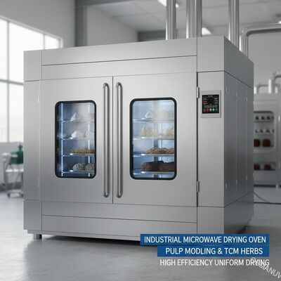 Forno di asciugatura a microonde industriale per la stampatura della pasta e le erbe della medicina tradizionale - Asciugatura uniforme ad alta efficienza