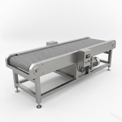 Macchina/Mesh Belt Conveyor di W1320mm 1m/Min Stainless Steel Conveyor Belt