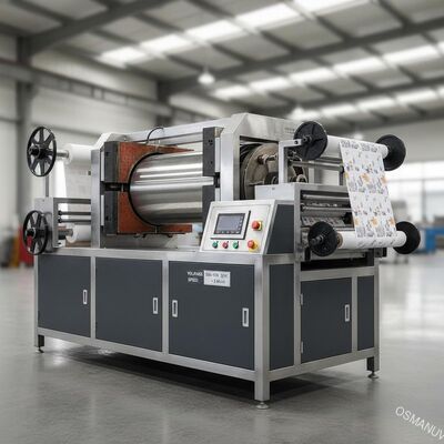 Stampa macchina di trasferimento di calore rotante con 360-410V 50HZ di tensione e 1-3 M/min di velocità