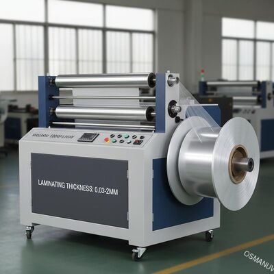Spessore di laminazione 0,03-2 mm Macchina di laminazione a pellicola con diametro di avvolgimento di 1000 mm