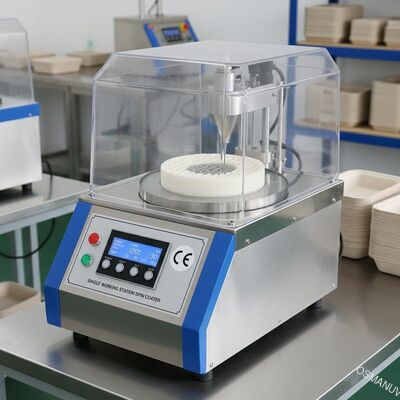 Stazione di lavoro singola Spin Coater Paper Pulp Molding For Food Packaging Certificazione CE
