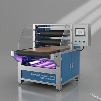 macchina UV del dispositivo a induzione del doppio rotolo di larghezza di 920mm per la parete/bordo