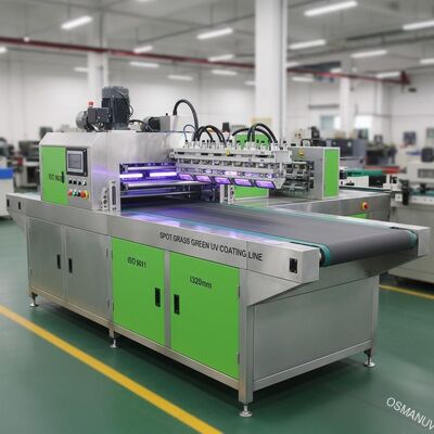 Il punto erba la macchina uv ISO9001 1320mm stampa automatica/della linea ricoprente UV verde