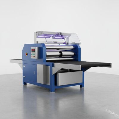 macchina ricoprente UV 10KW del doppio rotolo di larghezza di 620mm per il pavimento