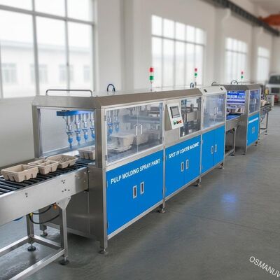 Spappoli la linea di produzione di modellatura della pittura di spruzzo, la macchina uv 380V 50HZ del dispositivo a induzione del punto