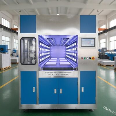 Macchina di trattamento UV economizzatrice d'energia per il bordo del silicato di calcio