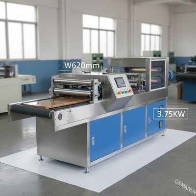 Attrezzatura del rivestimento del rullo di W620mm 3.75KW/macchina ricoprente uv per legno