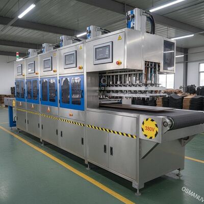 Attrezzatura ricoprente della tenda materiale della scarpa che trasporta 380V a quattro piani