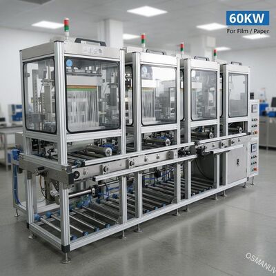 Macchina di rivestimento di trasporto a quattro piani della tenda 60KW per il film/la carta