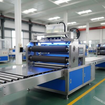 piatto d'acciaio della macchina 20cm di 20m/Min Painting Uv Roller Coating