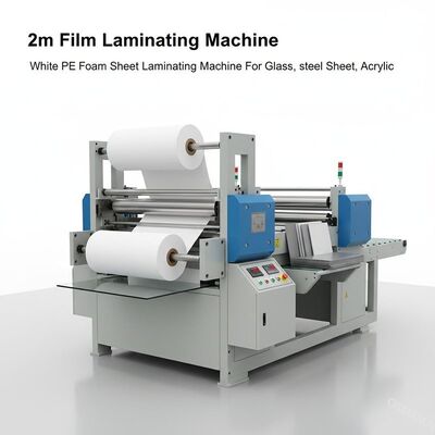 Macchina per la laminazione di pellicole da 2 m, Macchina per la laminazione di fogli di schiuma di PE bianco per vetro, fogli d'acciaio, acrilico