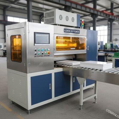 Macchina ricoprente UV di controllo 4.5KW dello SpA di Mitsubishi per il bordo del silicato di calcio