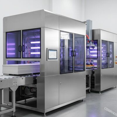 90deg che gira macchina ricoprente UV automatica per il cartone di fibra del cemento
