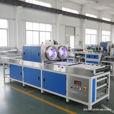 10m Min Automatic Uv Coating Machine, rivestimento 3KW e macchina uv di trattamento