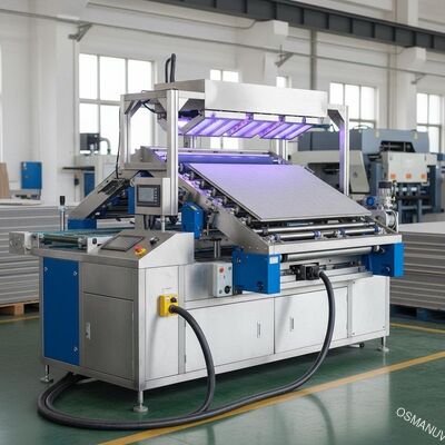 Rotazione UV della macchina ricoprente 90deg elettrica per il cartone di fibra del cemento