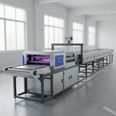 linea asciutta macchina ricoprente UV della volta di 30m con la cellula fotoelettrica di OMRON
