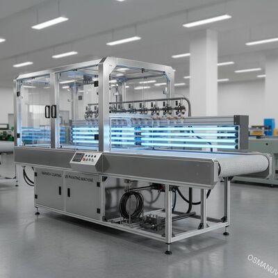 Vernici il trasportatore di verniciatura uv ricoprente del PVC della macchina 2.5m