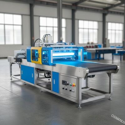 Larghezza di verniciatura uv della macchina 5m/Min 920mm della macchina ricoprente del dispositivo a induzione UV del punto