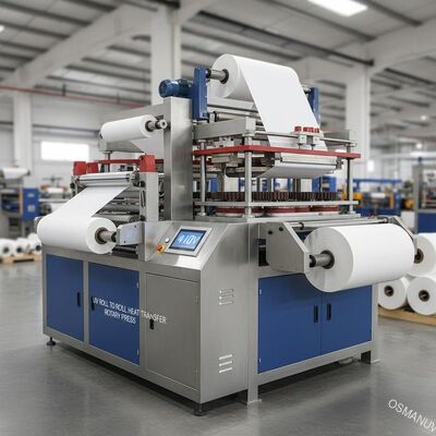 Rotolo UV per rotolare la macchina del trasferimento di calore, macchina rotatoria della stampa di calore 410V