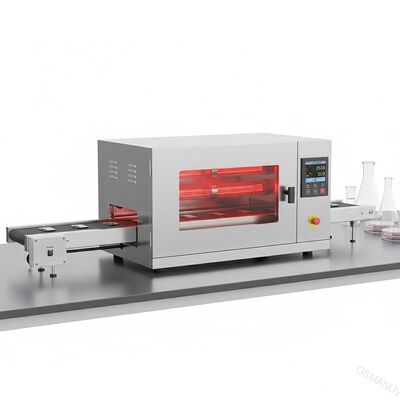 Forno di asciugatura IR programmabile compatto con trasportatore per test di ricerca e sviluppo continui