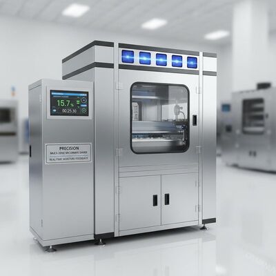 Essiccatore a microonde multi-zona di precisione con feedback di umidità in tempo reale per stampaggio di polpa di alta qualità