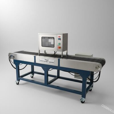 50 kg/h nome macchina a nastro trasportatore con controllo PLC macchina a nastro trasportatore