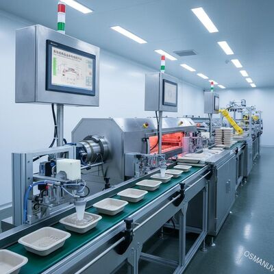 Linea di produzione di rivestimento interno a velocità elevata per il stampaggio della pasta da pasta