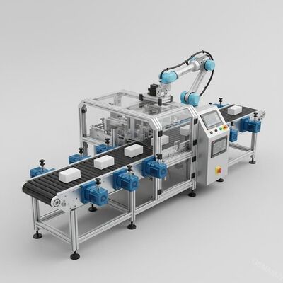 Macchina a nastro trasportatore automatico con sistema di movimentazione del materiale servomotore