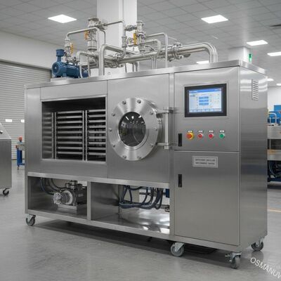 PLC 50KW apparecchiatura di asciugatura a vuoto per microonde 380V asciugatrice a vuoto efficiente per microonde