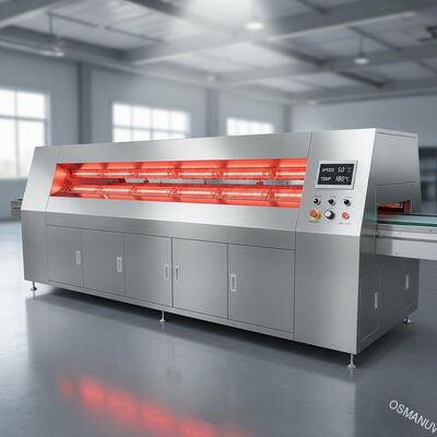 Asciugatrice a velocità regolabile a infrarossi completamente automatica di larghezza effettiva di 200