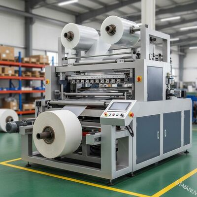Macchina di laminazione automatica di pellicole di rimbocco con larghezza 1600 mm e capacità di 3000 kg