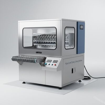 Macchina per rivestimento a spruzzo ad alta velocità AC220V/50HZ Fornitura di energia 0-3m/min Velocità