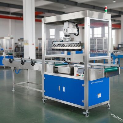 Per il trattamento superficiale 0-3m/Min velocità di rivestimento macchina di rivestimento a spruzzo di 1000mm lunghezza minima di lavorazione e 300mm larghezza di spruzzo