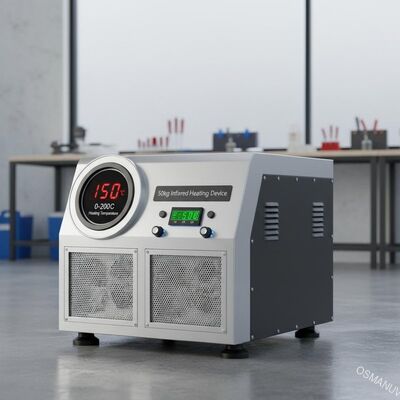 Dispositivo di riscaldamento a infrarossi da 50 kg e temperatura di riscaldamento da 0 a 200 oC