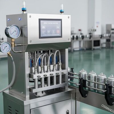 Macchina di riempimento semiautomatica di vernice a spruzzo Tecnologia avanzata per rivestimento superiore con la macchina di rivestimento a spruzzo