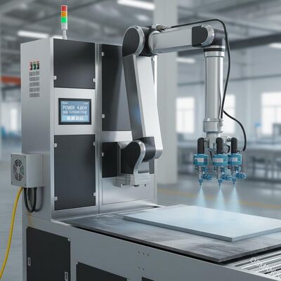 Per le piastre d'acciaio, calcio silicato 4.6KW Power Supply Spray Coating Machine per il rivestimento di lunga durata Dimensione personalizzata