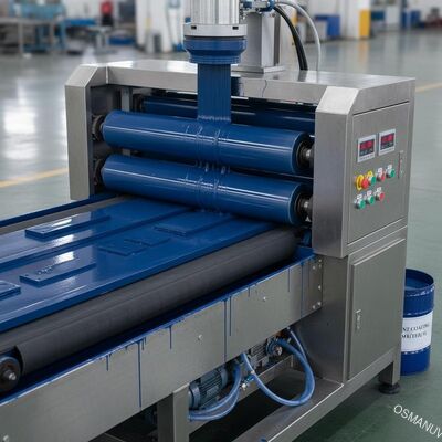 0-20m/min attrezzature per rivestimento a rotoli di trasportatori pesanti con materiale di rivestimento a vernice