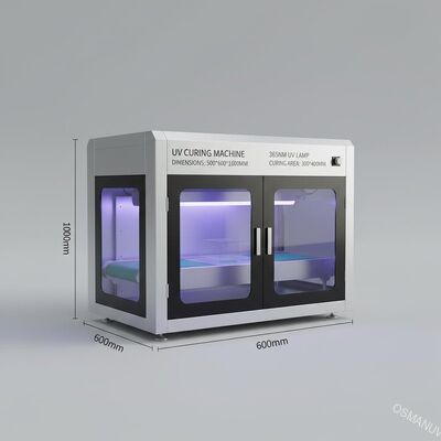Macchina di cura UV 500mm*600mm*1000mm Dimensioni 365nm Lampada UV 300mm*400mm Area di cura