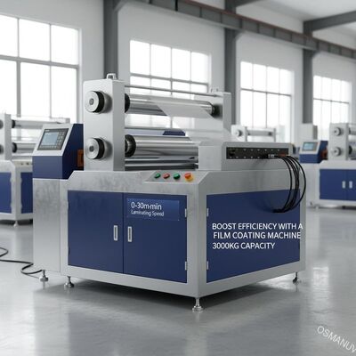 Aumentare l'efficienza con una macchina per rivestimento con pellicola 3000 kg Capacità 0-30m/min Velocità di laminazione