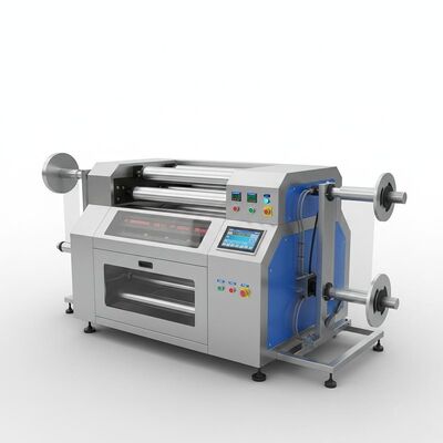 Macchina per la laminazione di pellicole elettriche di riscaldamento di larghezza 1600 mm con riavvolgimento automatico