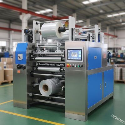 Sistema di controllo PLC Film laminating Machine 3000KG per grande rimbocco di diametro 1000mm