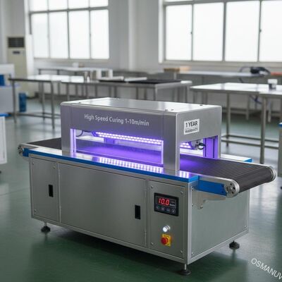 Curing ad alta velocità 1-10m/min Ultravioletto LED Curing Machine 1 anno