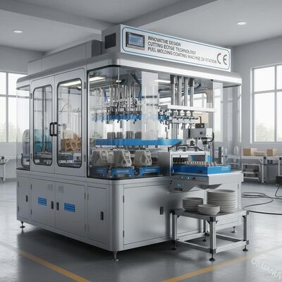 Progettazione innovativa Tecnologia avanzata Macchina di rivestimento per stampaggio della pasta 24 Stazione CE