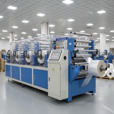 Controllo PLC della macchina per la laminazione di pellicole a ripiegamento automatico ad alta velocità