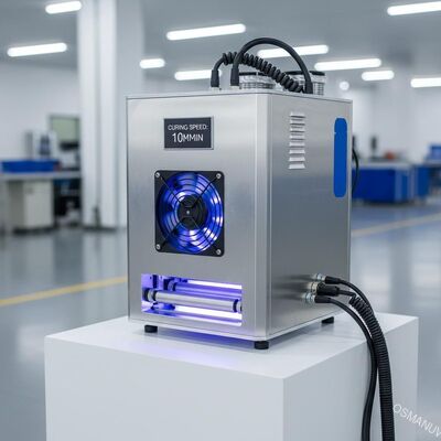 Metodo di raffreddamento raffreddamento ad aria macchina di raffreddamento a LED ultravioletta con velocità di raffreddamento 1-10 m/min