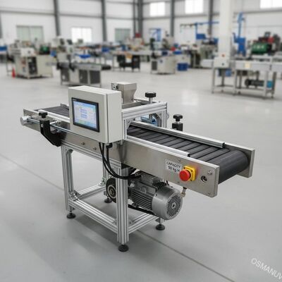 Servo motor driven conveyor belt machine con capacità di controllo PLC di 50 kg/h